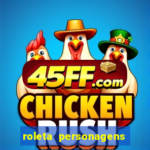 roleta personagens de anime